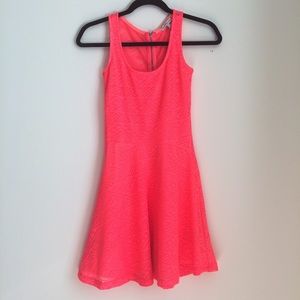 Charlotte Russe Fit and Flare Pink Dress